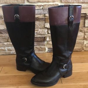 Ariat Ladies York Black/Cordovan Black Boots NWOT